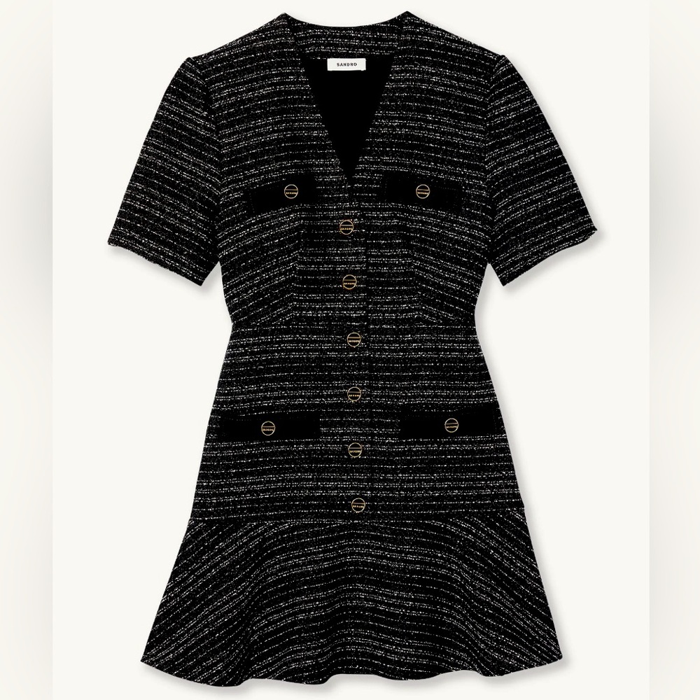 Sandro tweed dress
